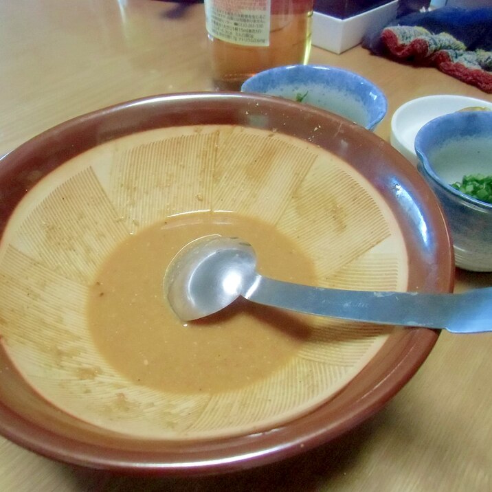 素麺の胡麻酢ダレ